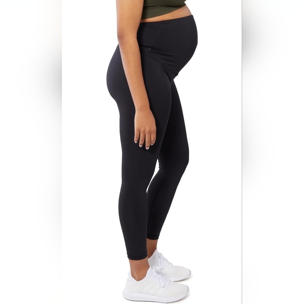 Ingrid & Isabel Maternity Performance 7/8 Legging with Crossover Panel Size M